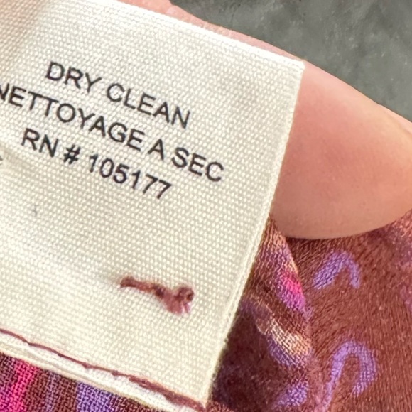 Ulla Johnson Addie Smocked Ruffle Silk Top Size 0 Floral Paisley Print - Picture 7 of 12